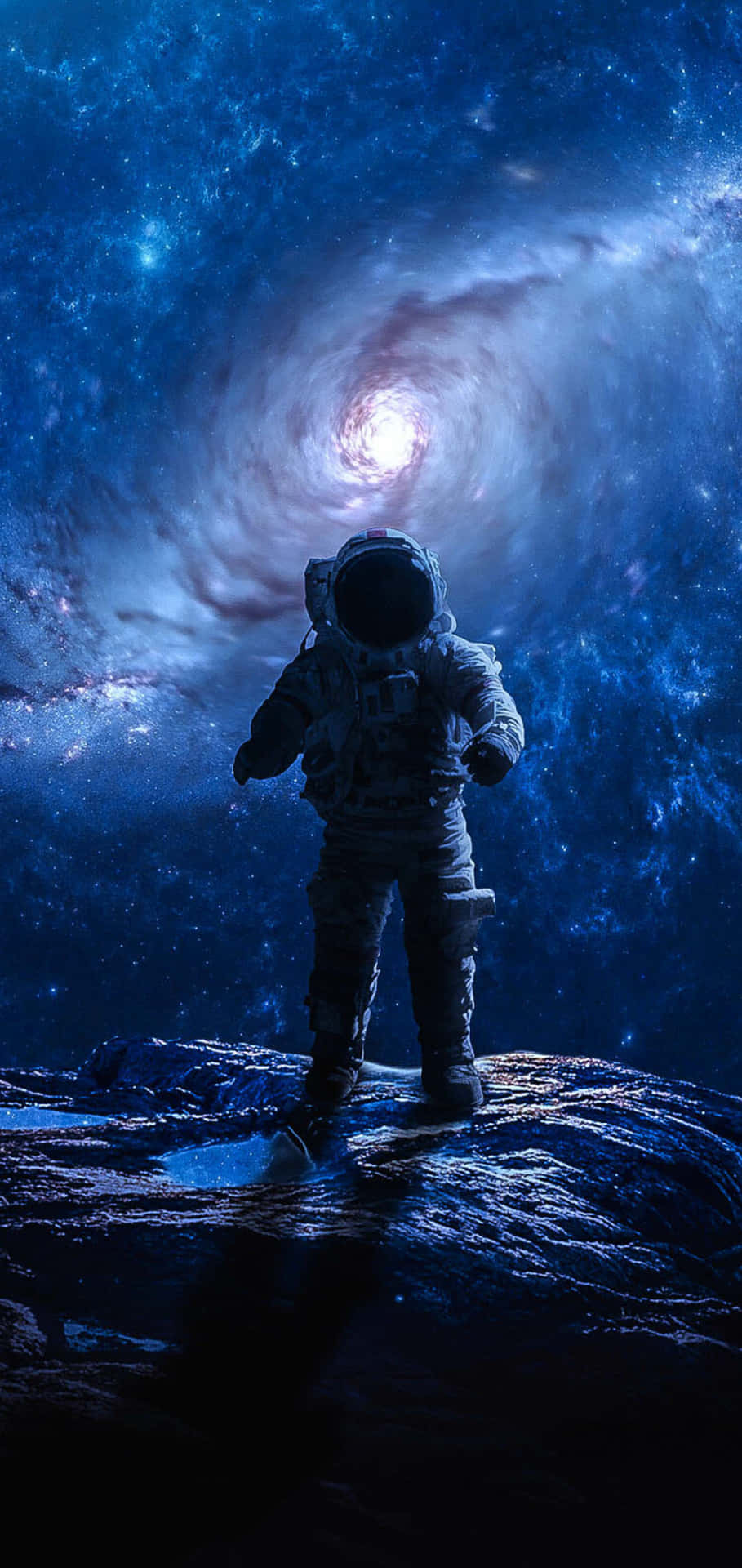 Iphone Xr Space Astronaut On Moon Background