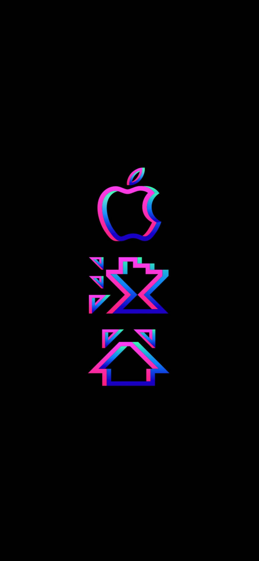 Iphone Xs Logo Background