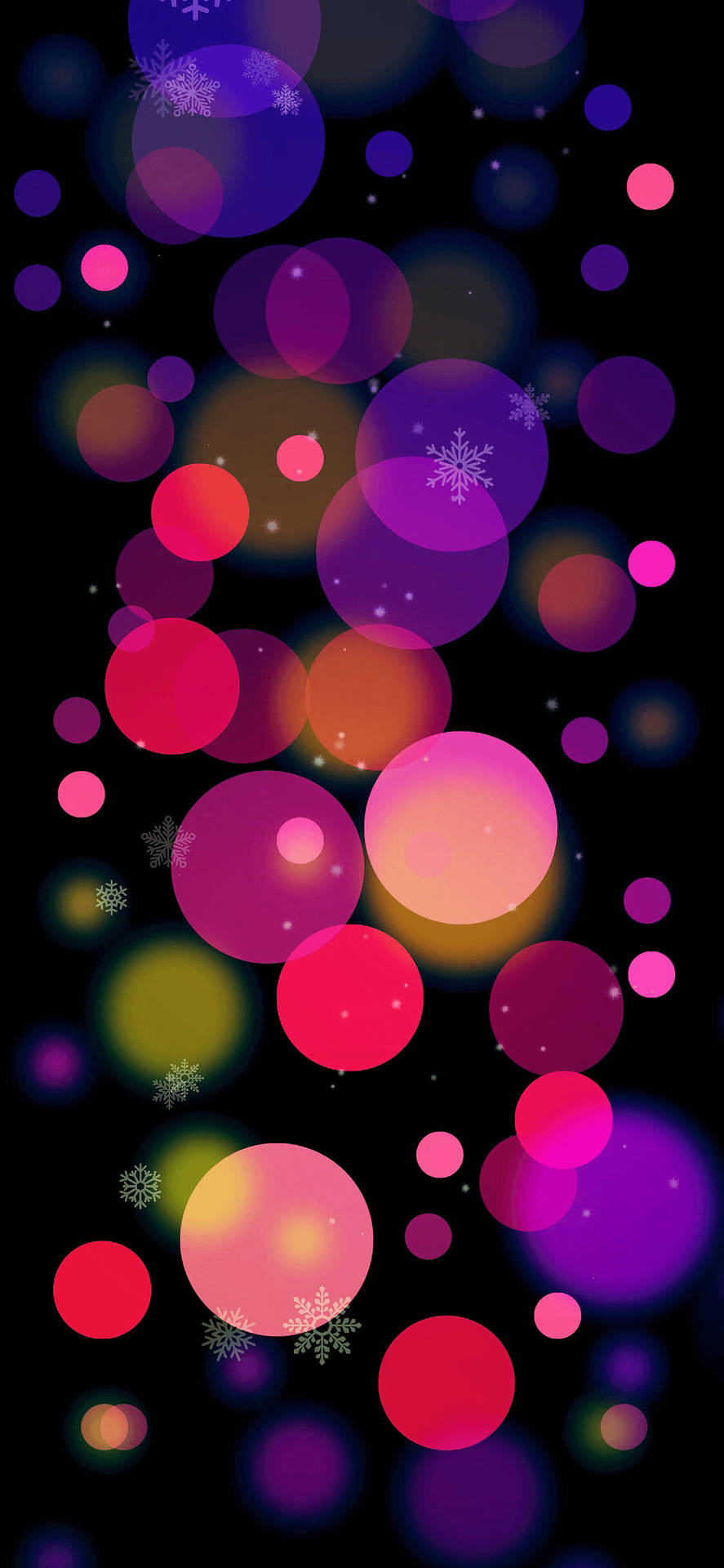 Iphone Xs Max Oled Colorful Circles Background