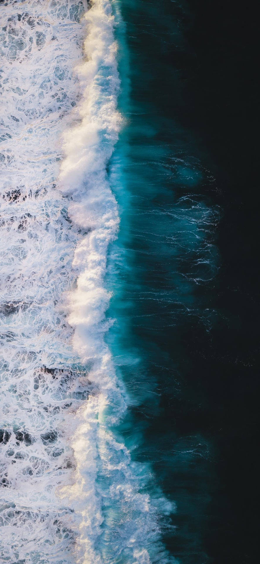 Iphone Xs Ocean Seafoam Background