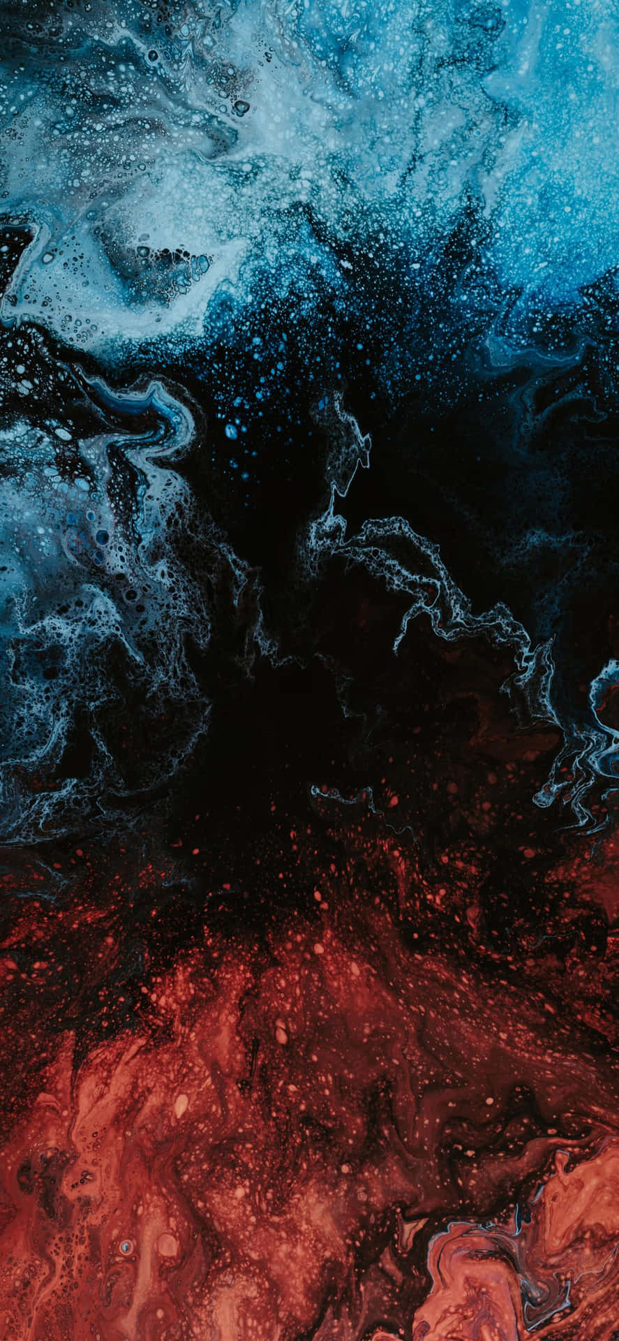 Iphones Xs Max Ocean And Lava Background