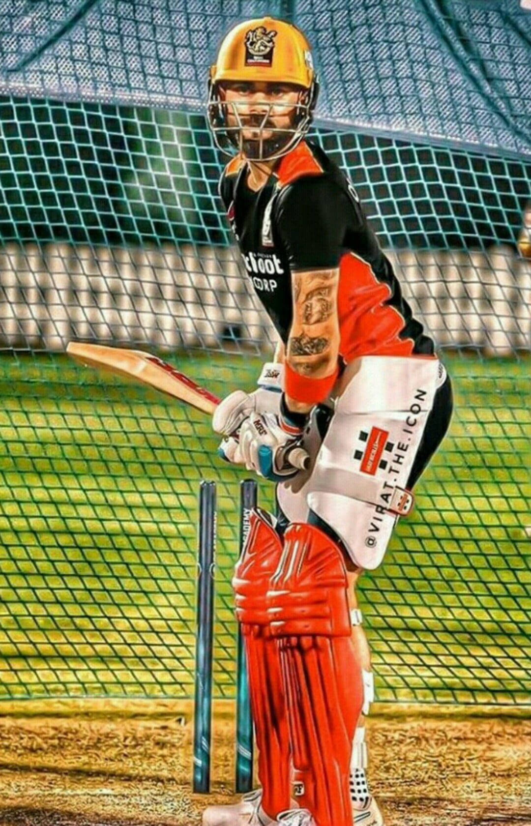 Ipl 2021 Ab De Villiers With Bat Background