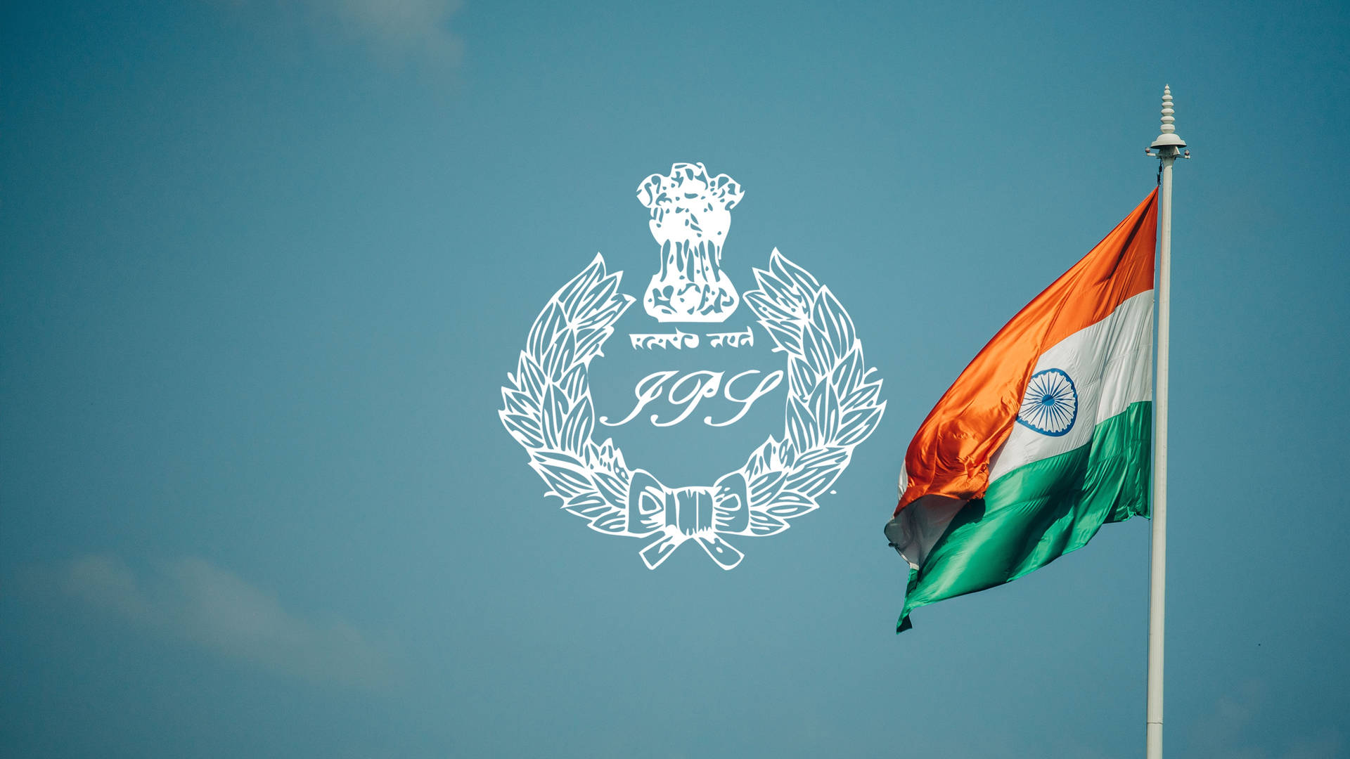 Ips Logo And Indian Flag