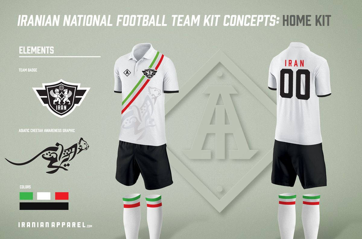 Iran National Football Team Fifa World Cup Kit