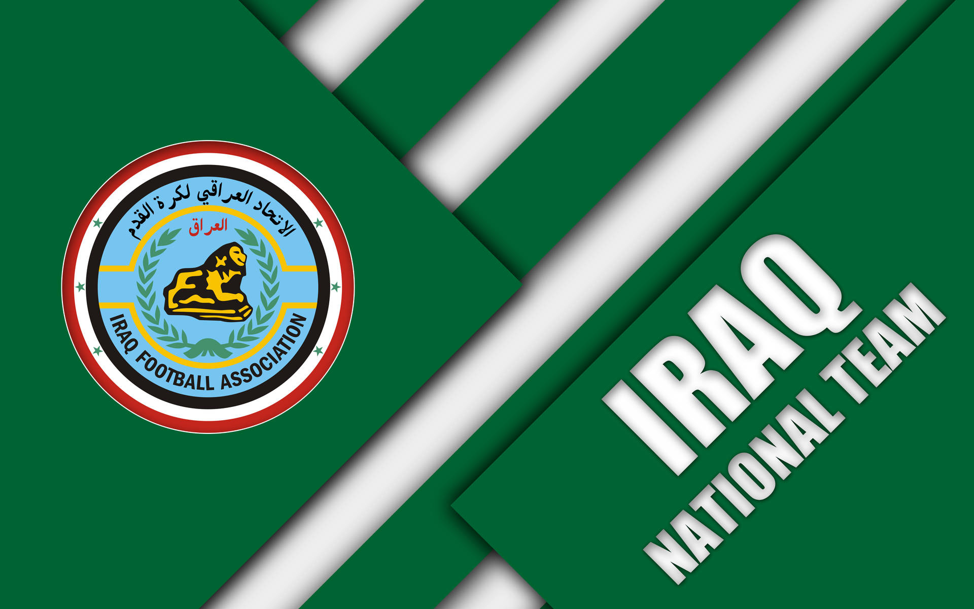 Iraq National Football Team Logo Background