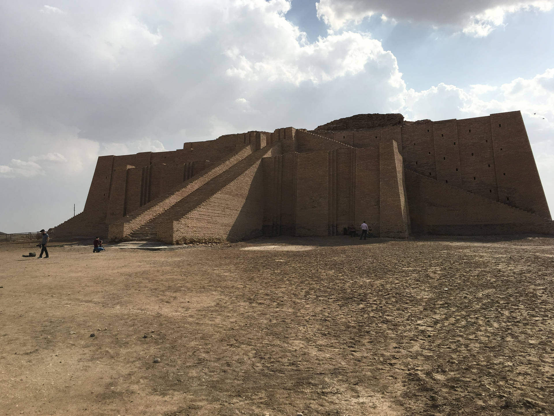 Iraq The Great Ziggurat Background