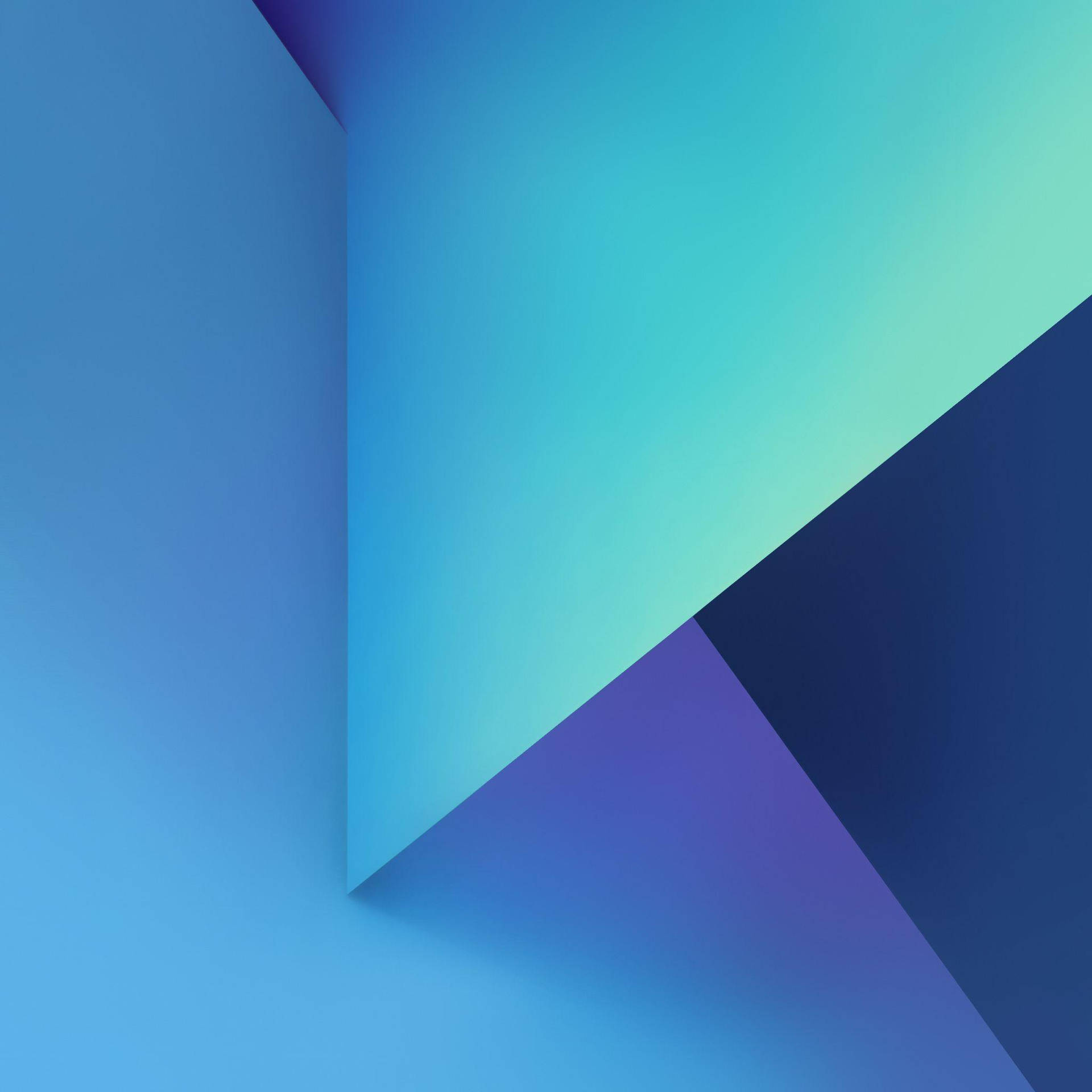Iridescent Blue Shapes Samsung Galaxy Tablet