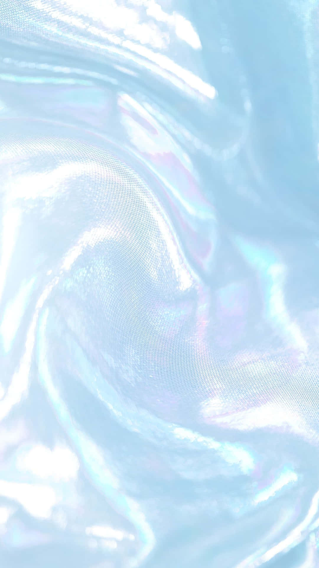 Iridescent Fabric Aesthetic Light Blue Background