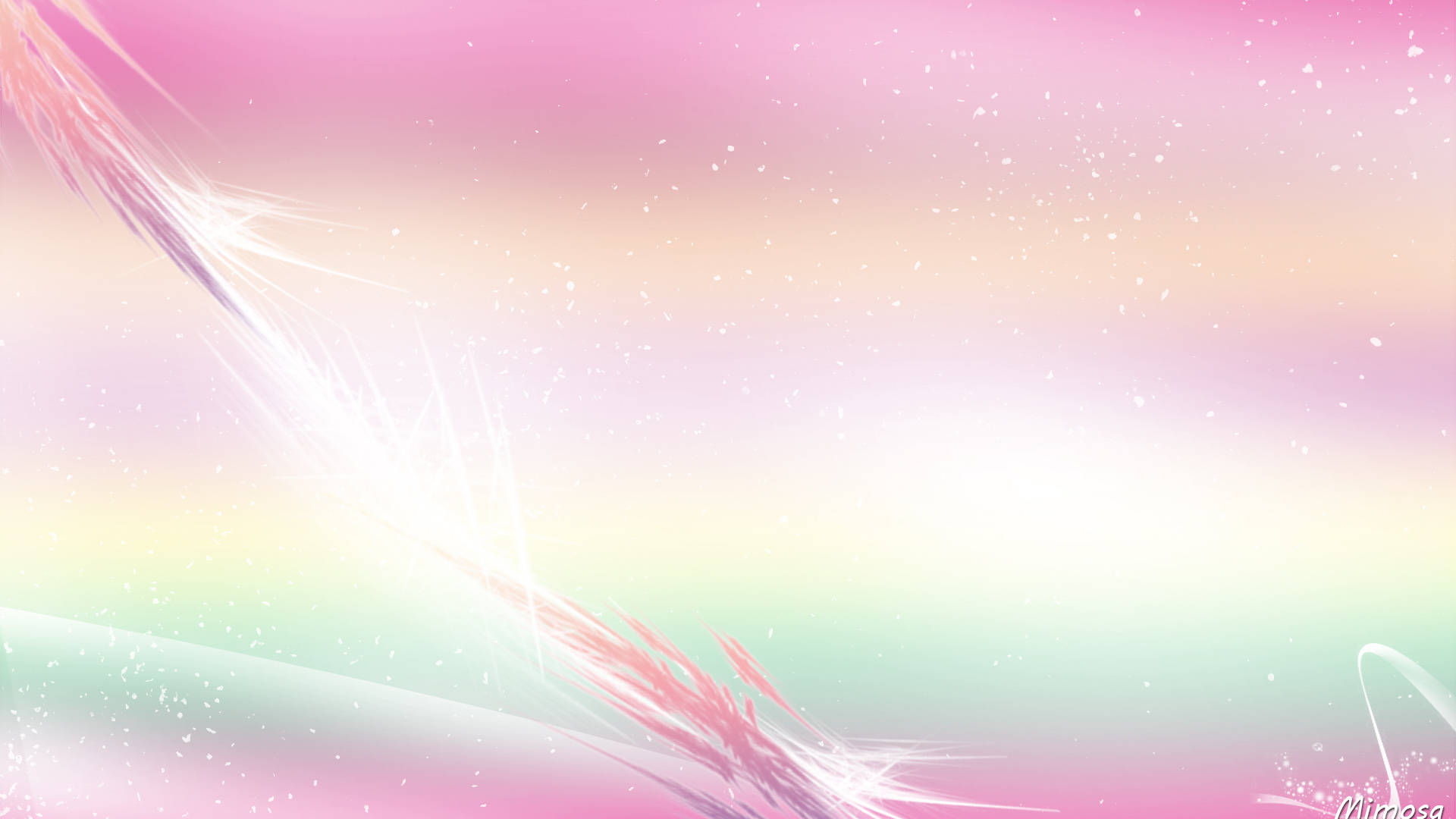 Iridescent Girly Pastel Abstract