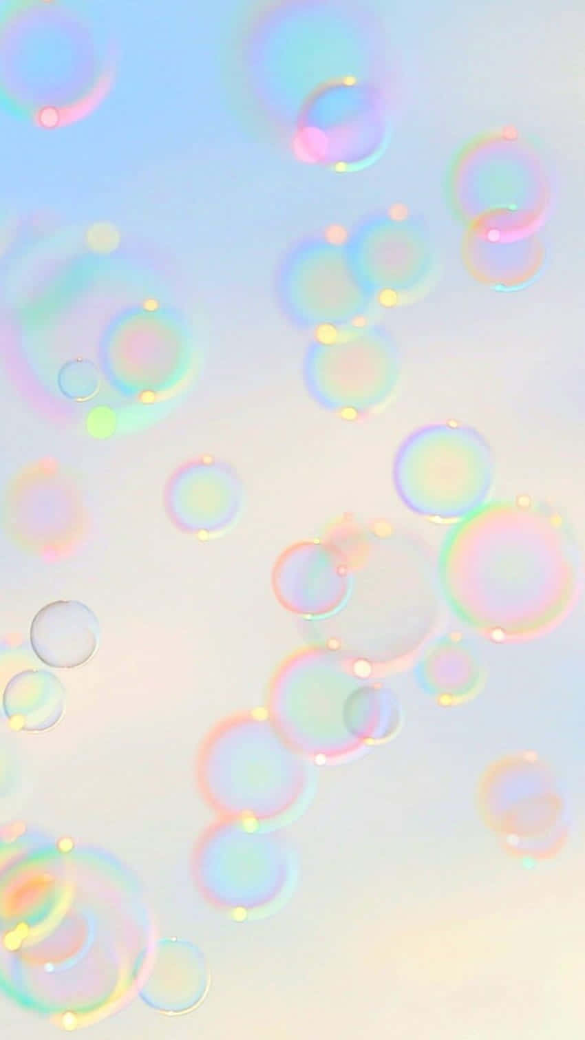 Iridescent Soap Bubbles Background Background