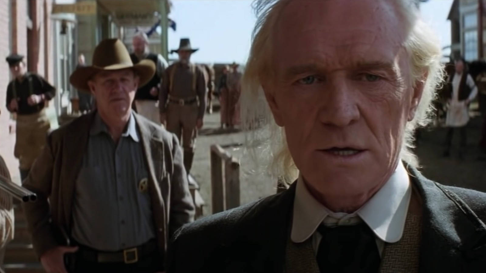 Irish Actor Richard Harris In 1992 Unforgiven Movie Still Background