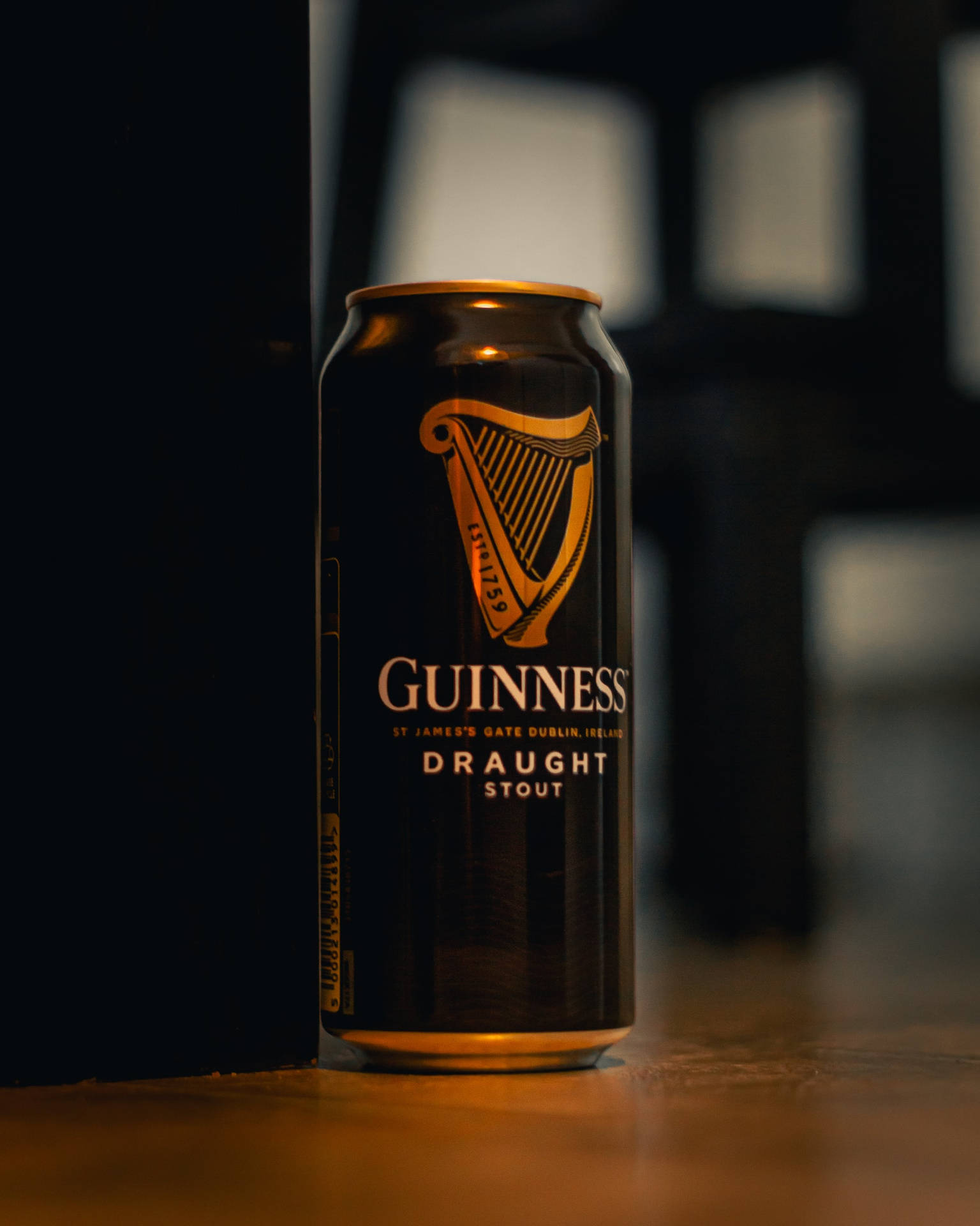 Irish Dry Stout Guinness Tin Can Background