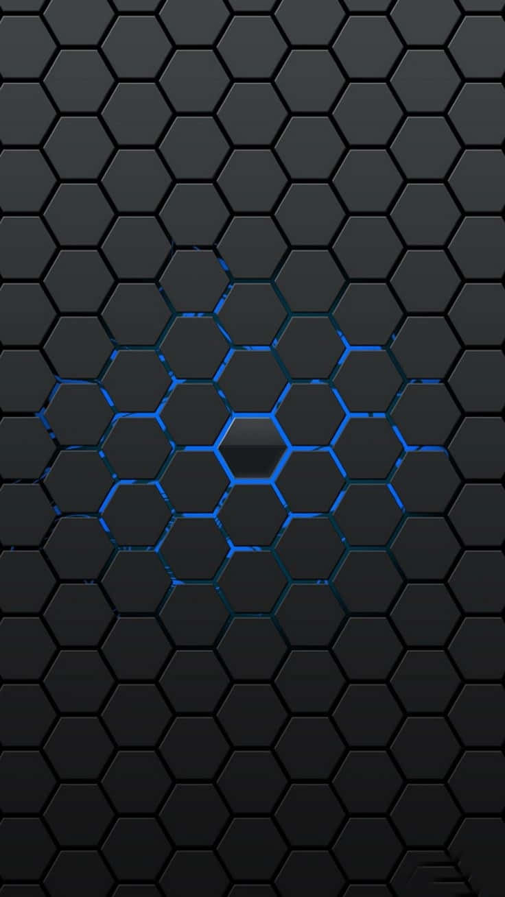 Iron Blue Hexagon Original Iphone 5s