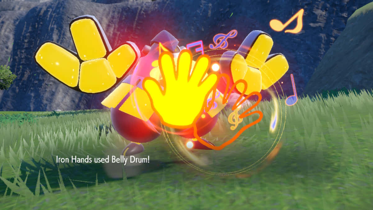 Iron Hands Attack Background