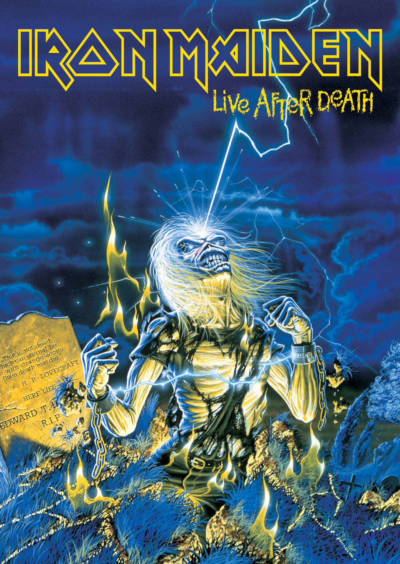 Iron Maiden Live After Death Background