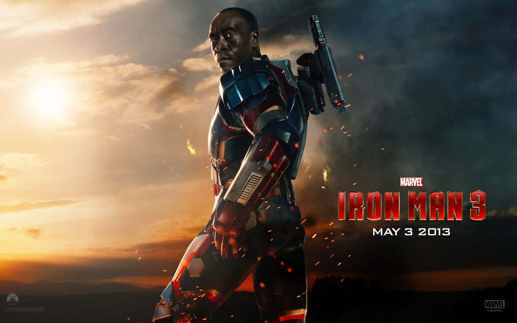 Iron Man 3 Colonel James Rhodes Background