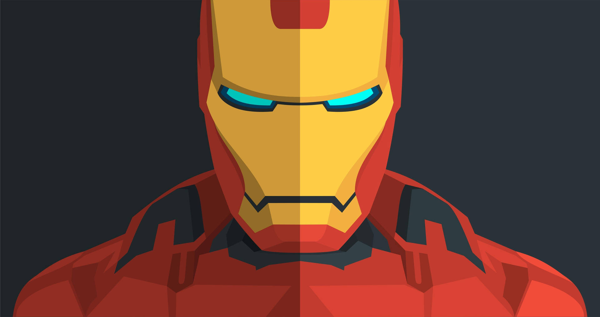 Iron Man 4k Blue Eyes Art Background