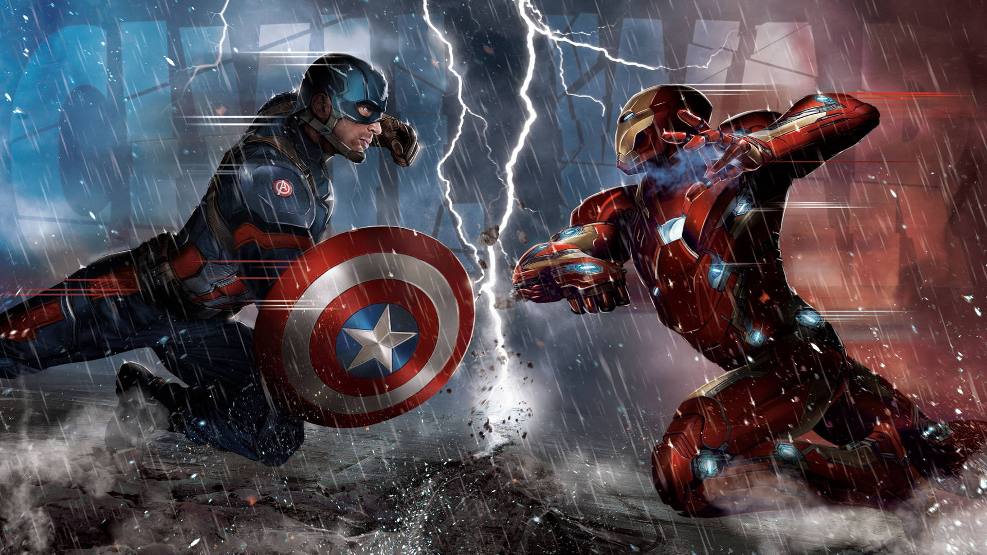 Iron Man 4k Captain America Background