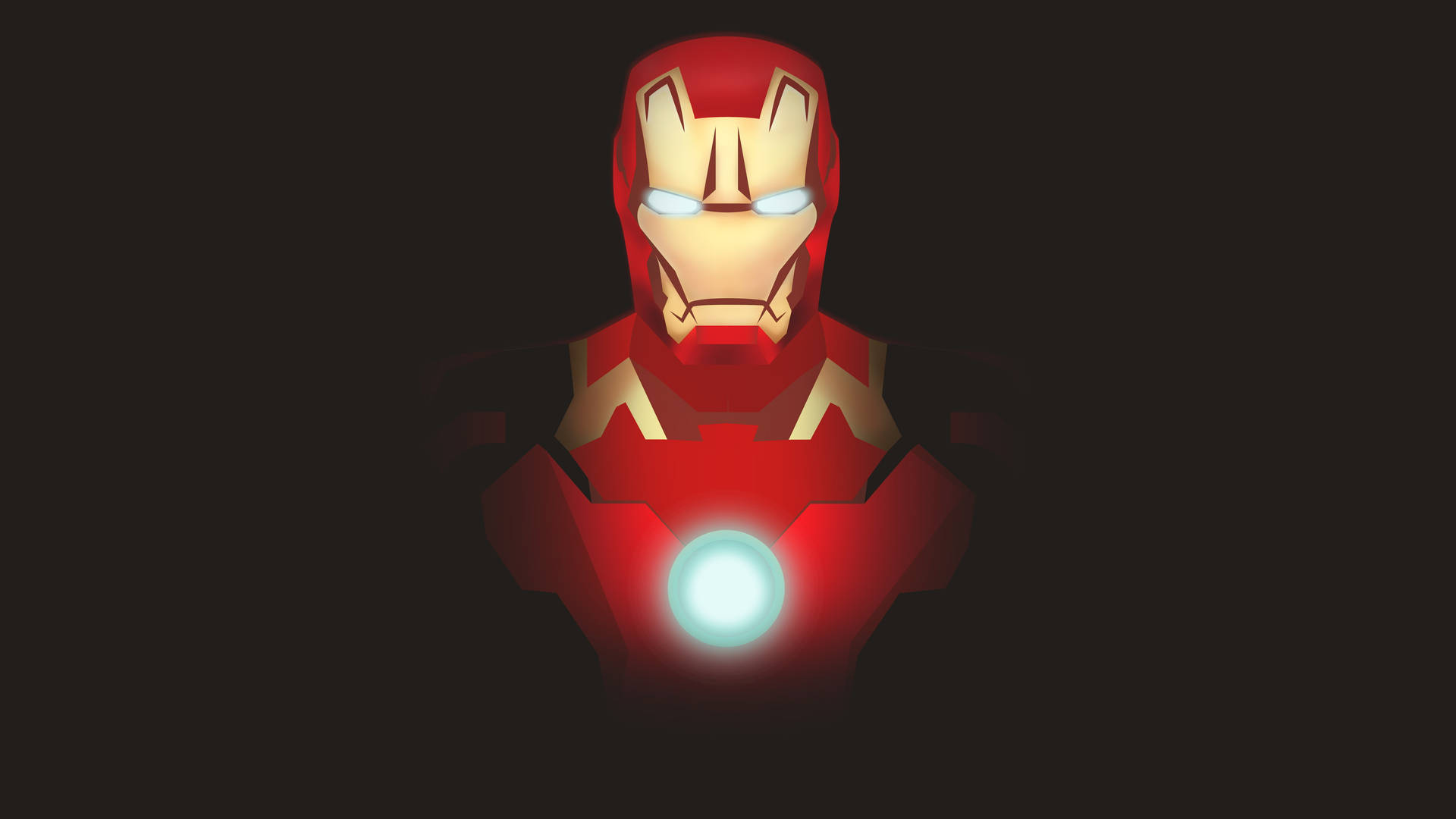 Iron Man 4k Glowing Orb Art Background
