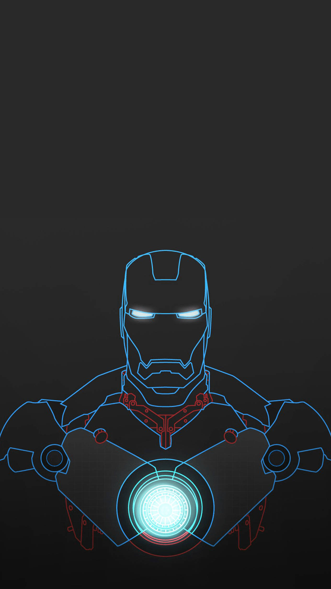 Iron Man 4k Iphone Blue Green Arc Background