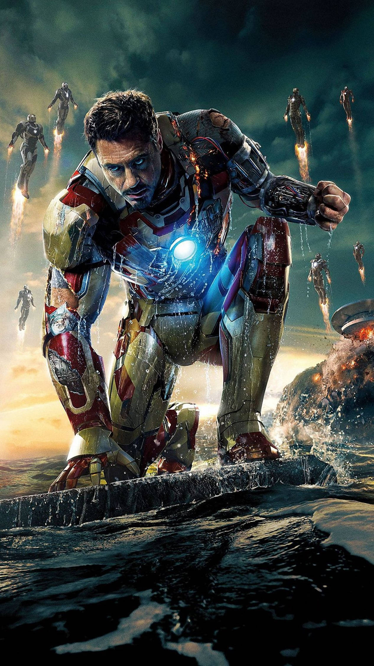 Iron Man 4k Iphone Tony Ocean
