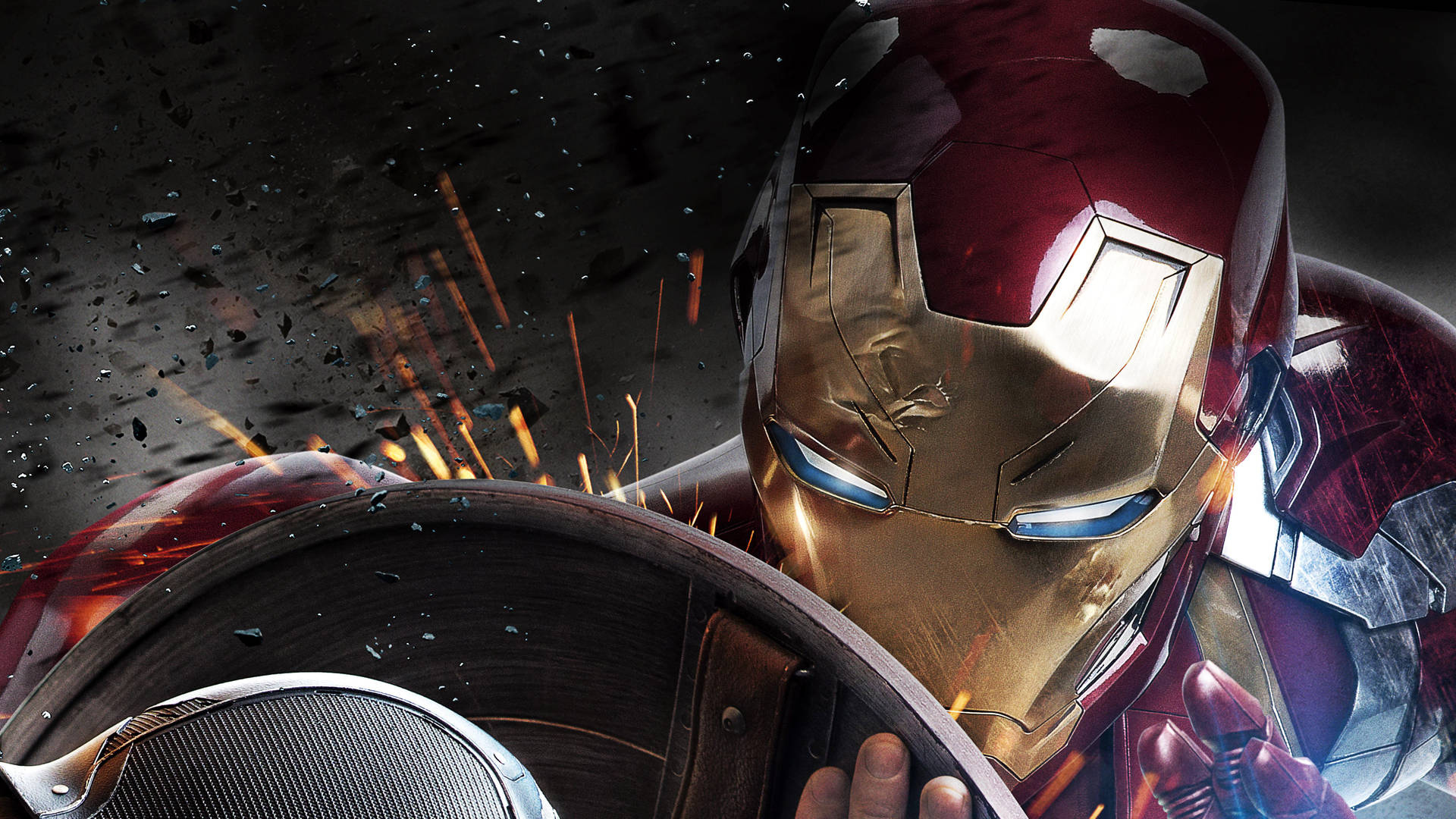 Iron Man 4k Shield Background
