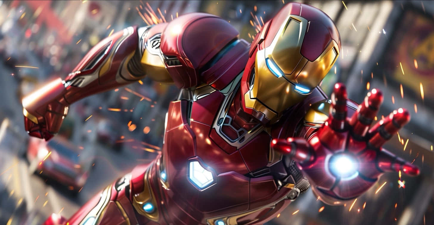 Iron_ Man_ Action_ Pose Background