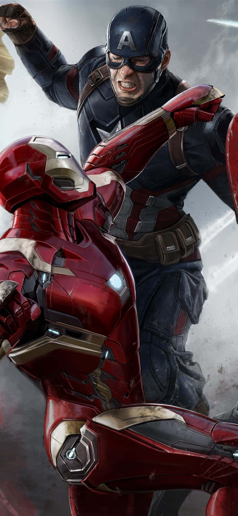 Iron_ Man_and_ Captain_ America_in_ Action Background