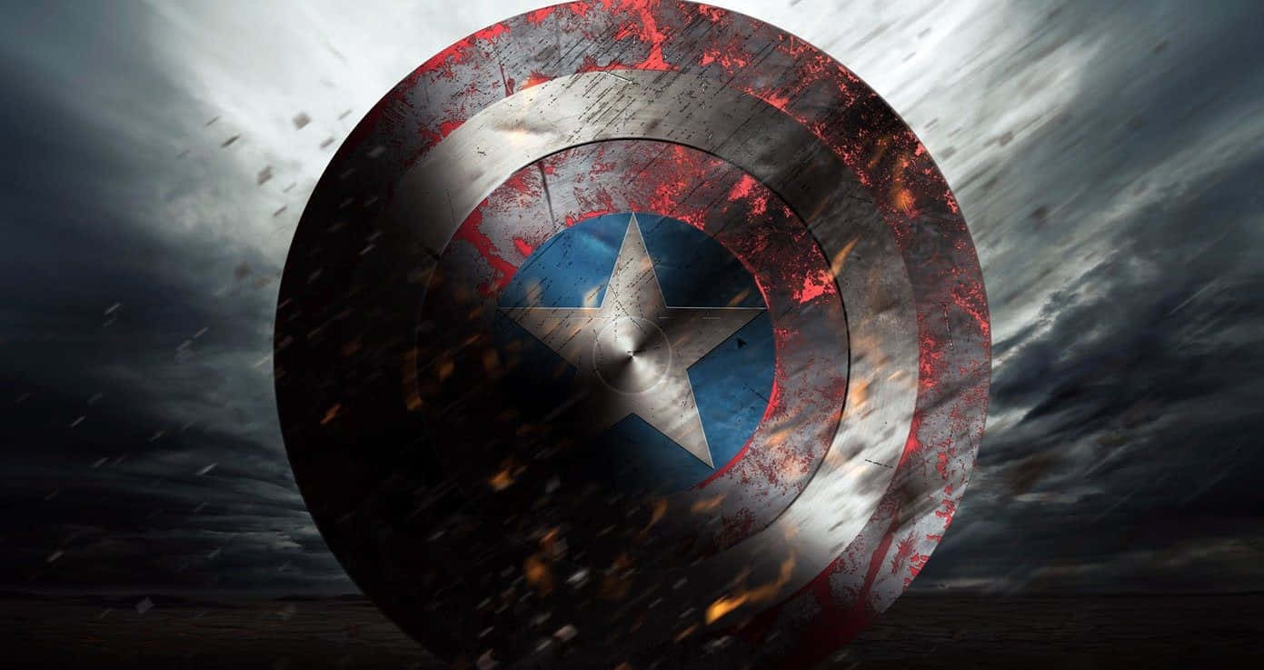 Iron Man And Captain America Team Up To Battle Their Enemies Background