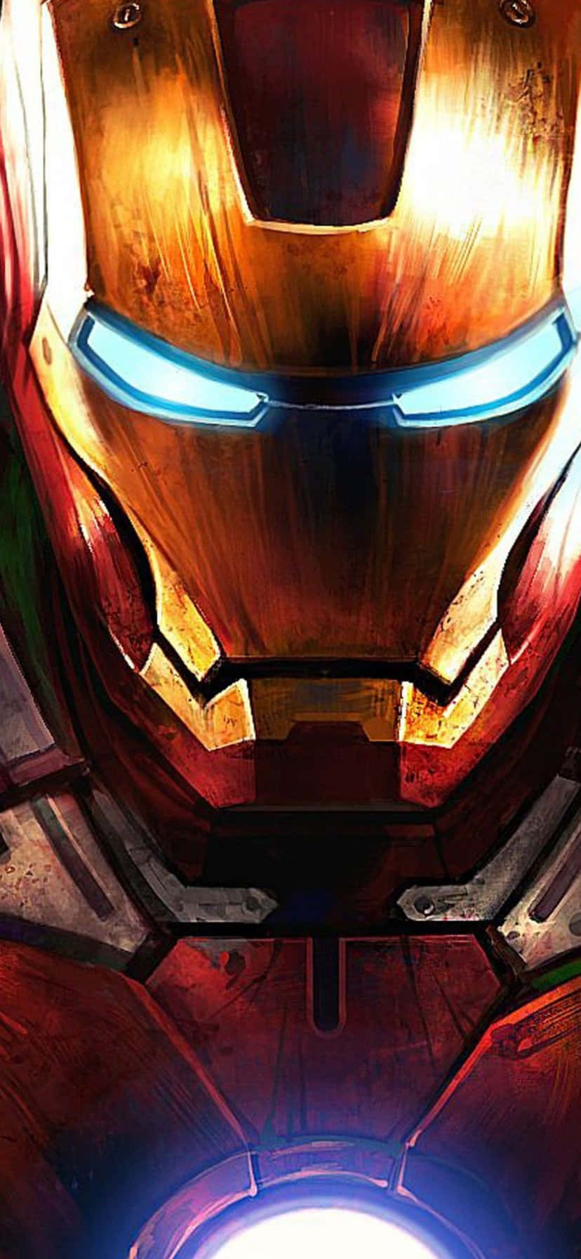 Iron_ Man_ Armor_ Closeup_ Artwork Background