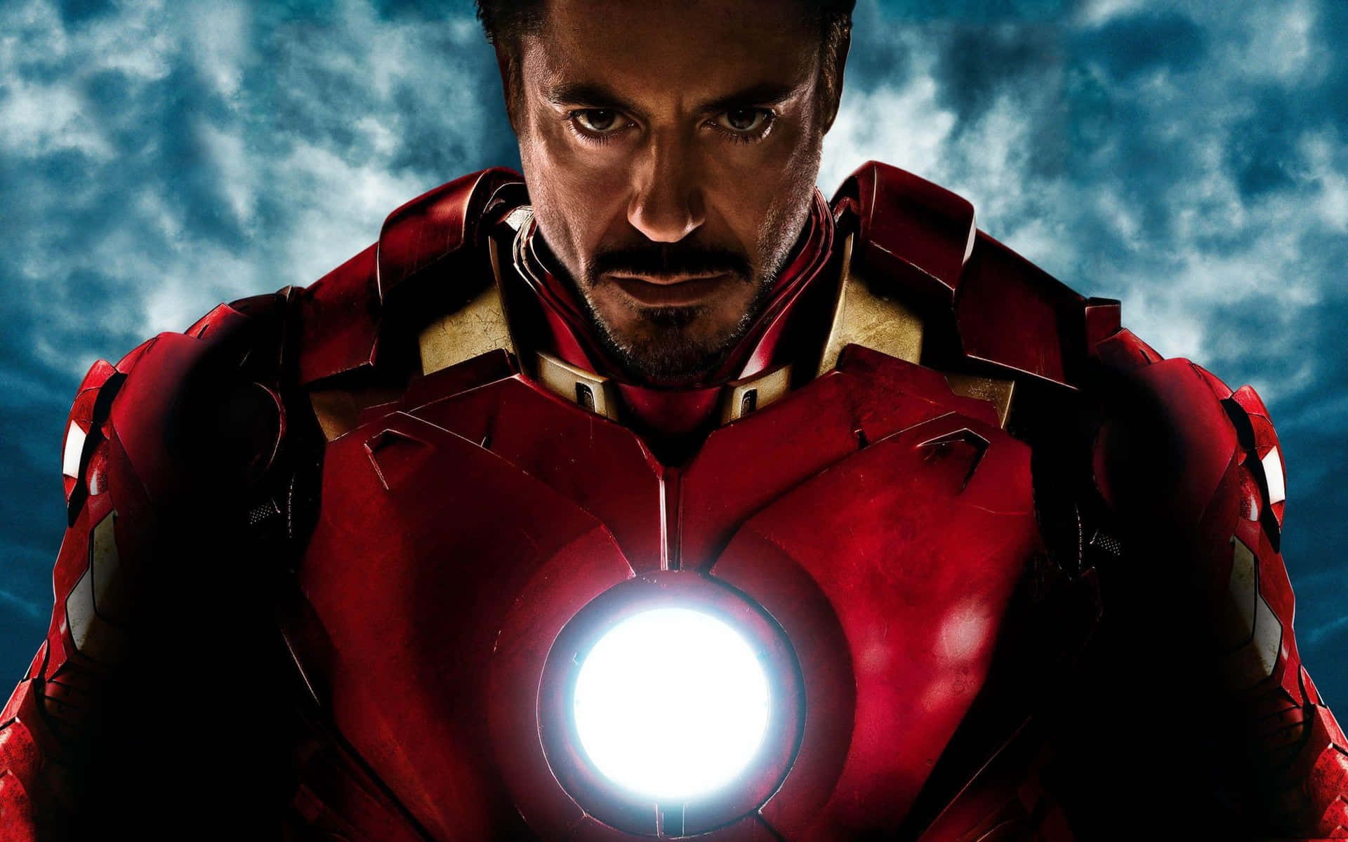 Iron Man Armor Glow Background