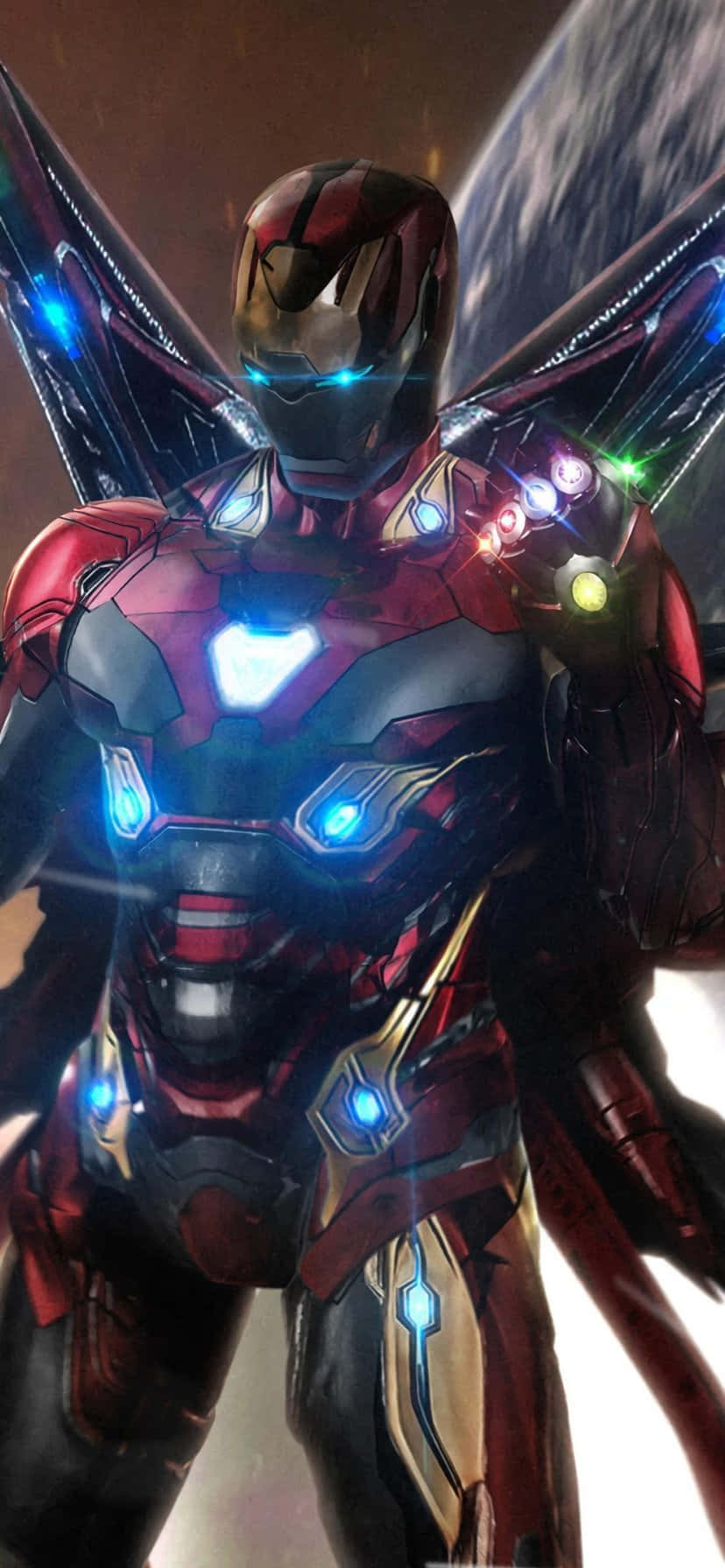 Iron Man Armor Space Backdrop Background