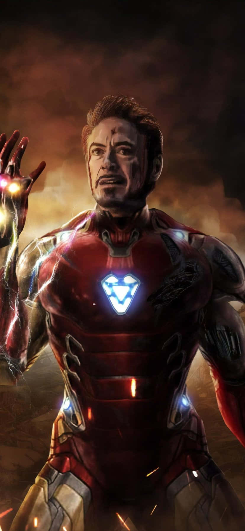 Iron_ Man_ Armored_ Hero_i Phone_ Wallpaper Background