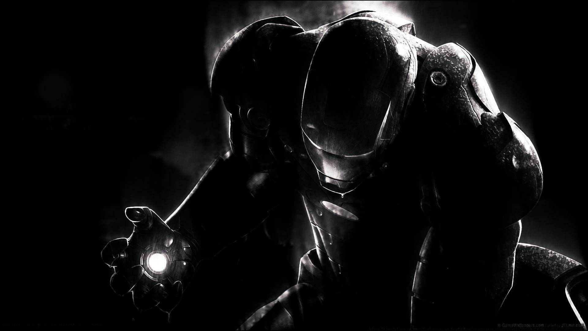 Iron Man Background Black Background