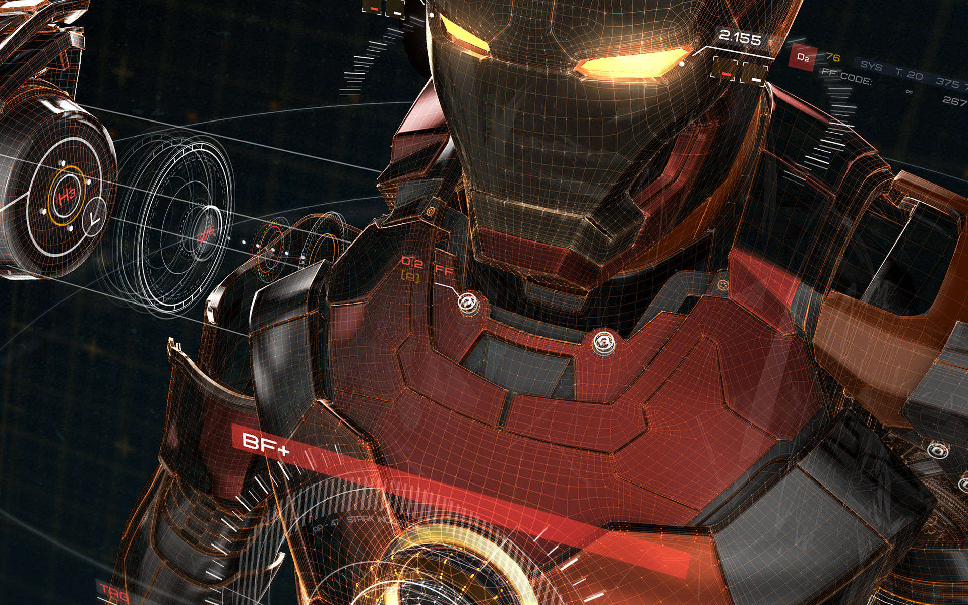 Iron Man Beam Avenger 3d Background