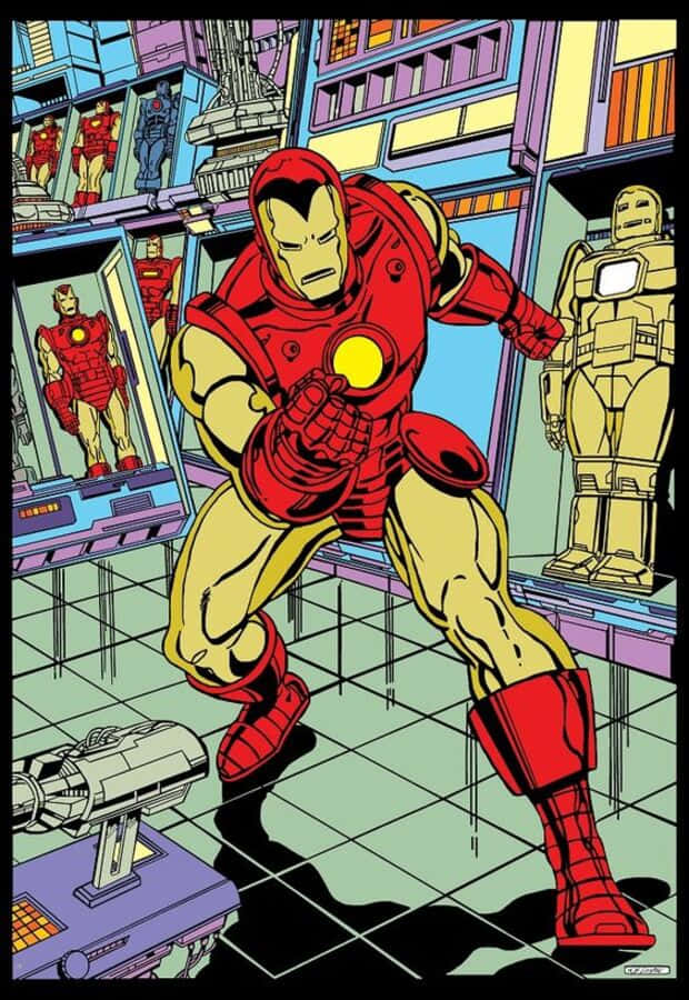 Iron Man Breaks Out Of The Chains Of Limitation Background