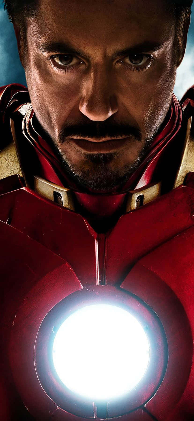 Iron_ Man_ Closeup_ Arc_ Reactor_ Glow Background