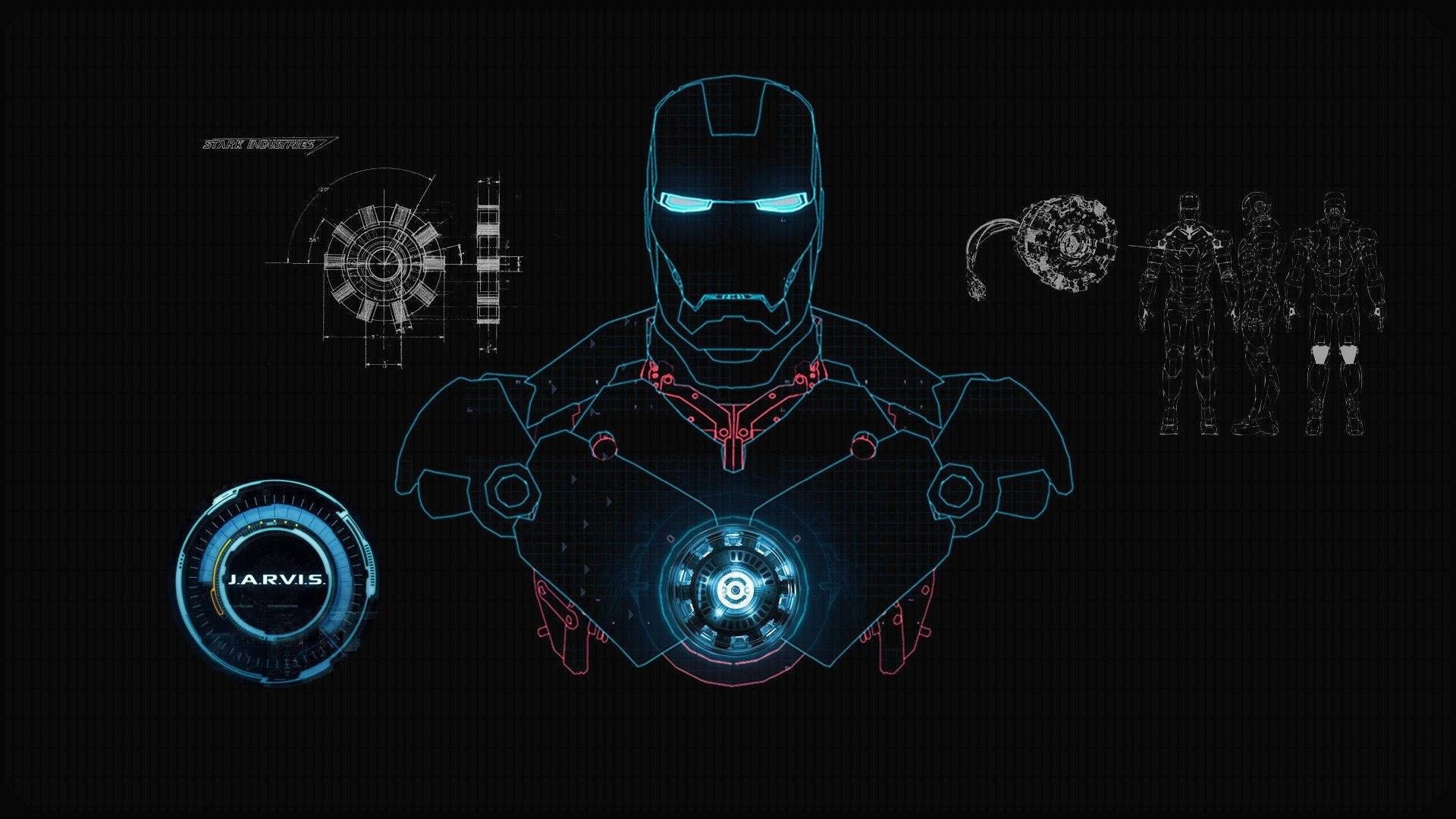 Iron Man Computer Background Background