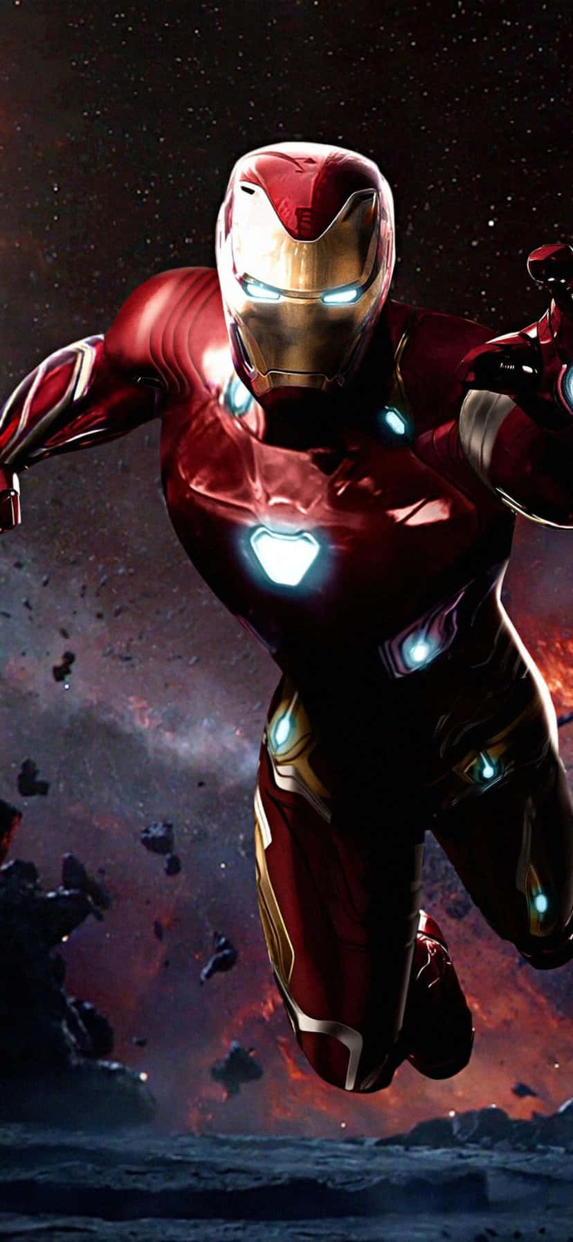 Iron_ Man_ Flying_ Action_i Phone11_ Wallpaper Background