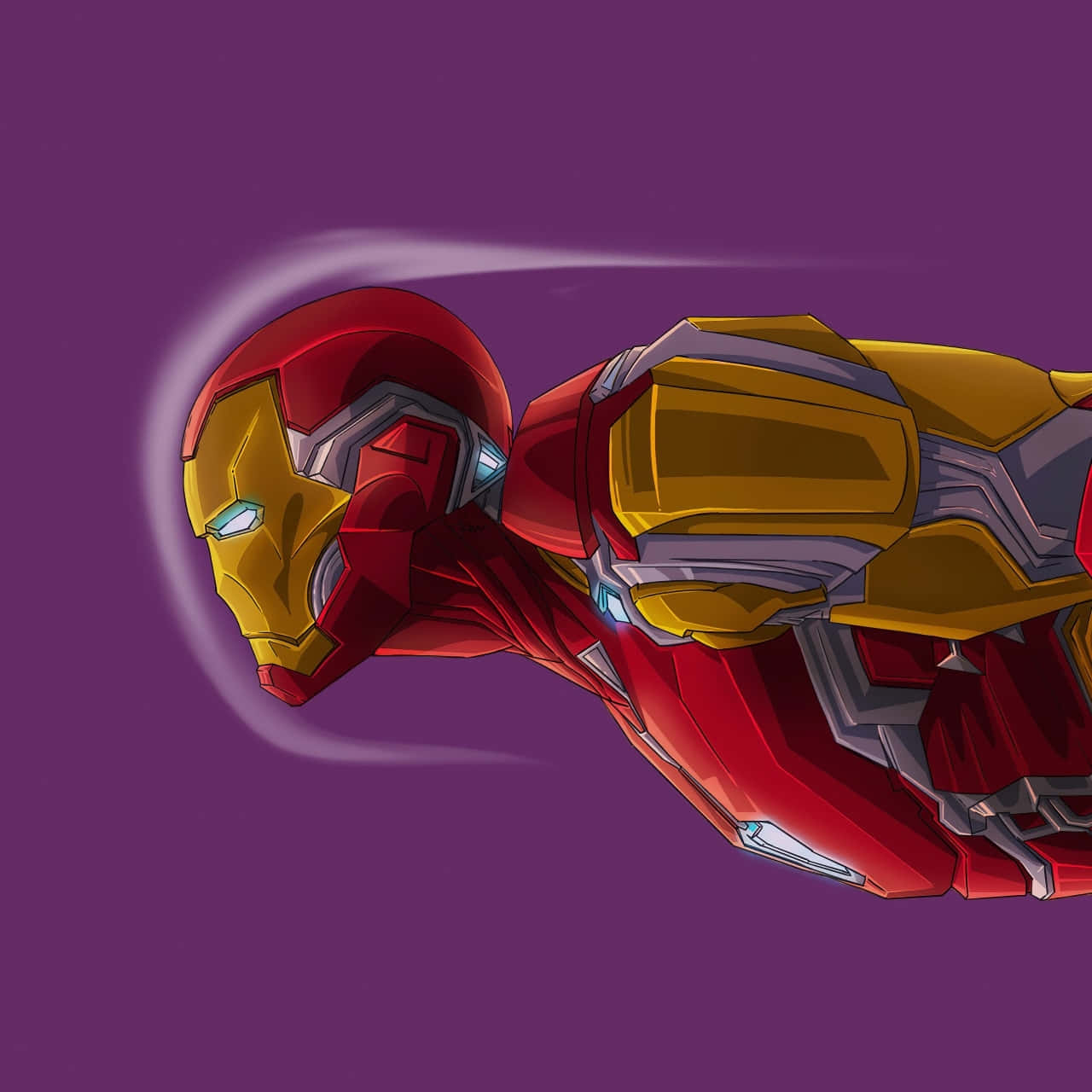 Iron_ Man_ Flying_ Animation_ Art