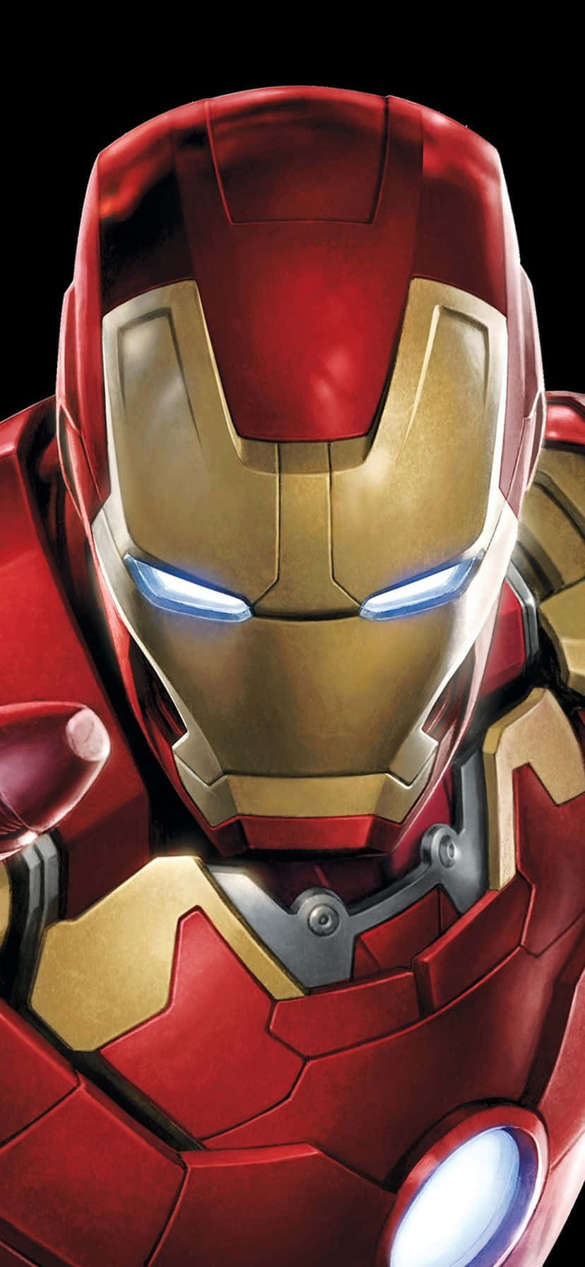 Iron Man From The Comic Iphone X Background