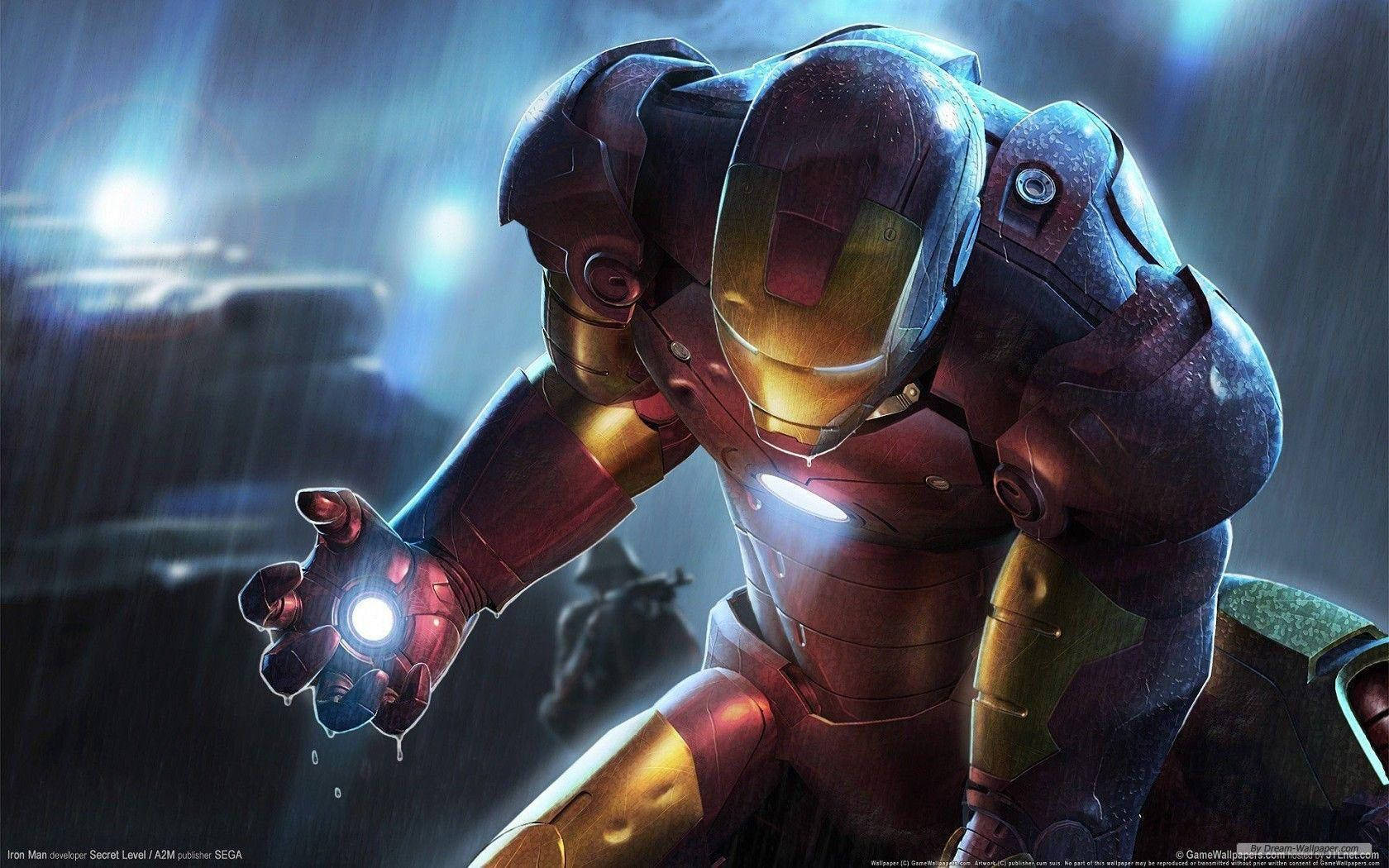 Iron Man Full Hd Kneeling