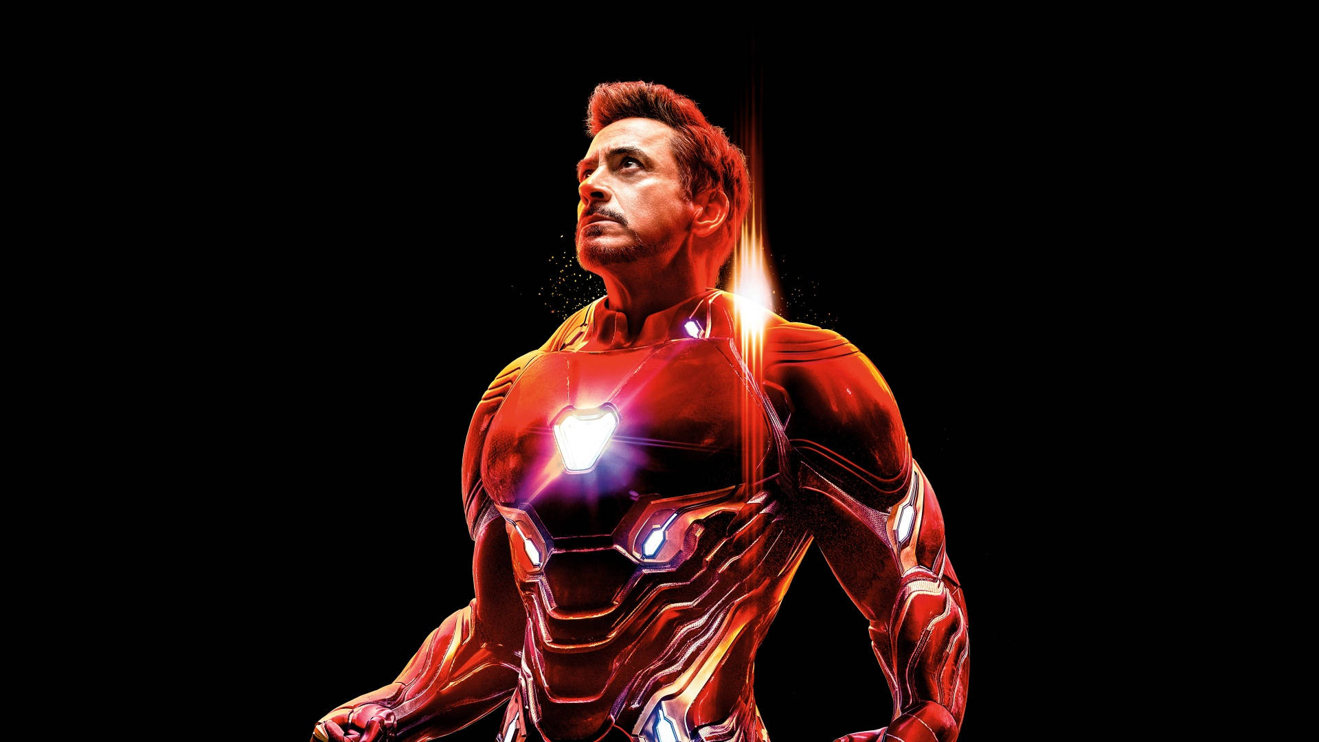 Iron Man Full Hd Power Pose Background