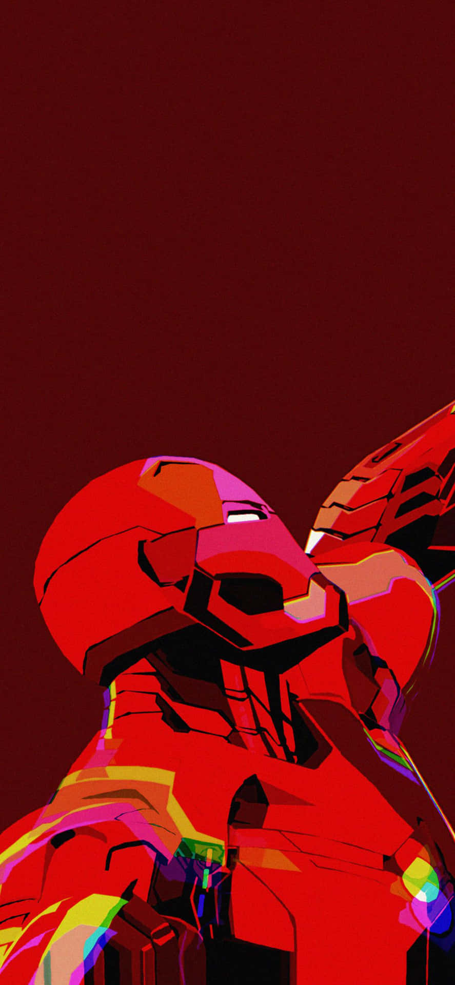 Iron Man Glitch Edit Iphone X Background