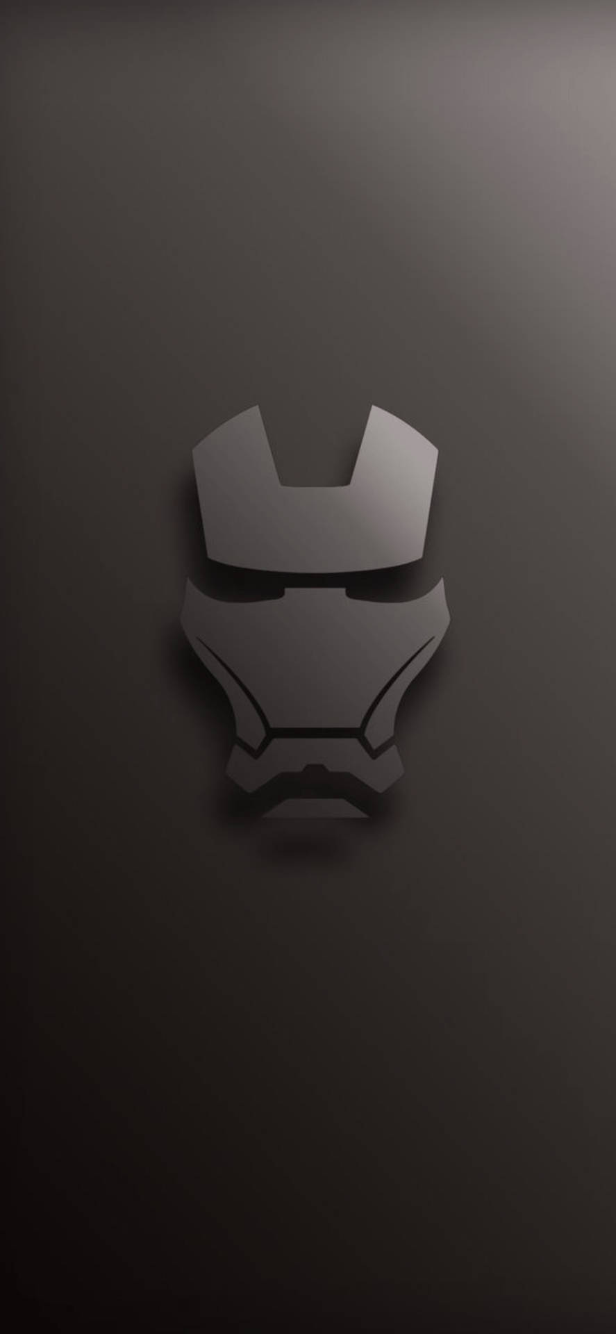 Iron Man Head Logo Marvel Iphone X Background