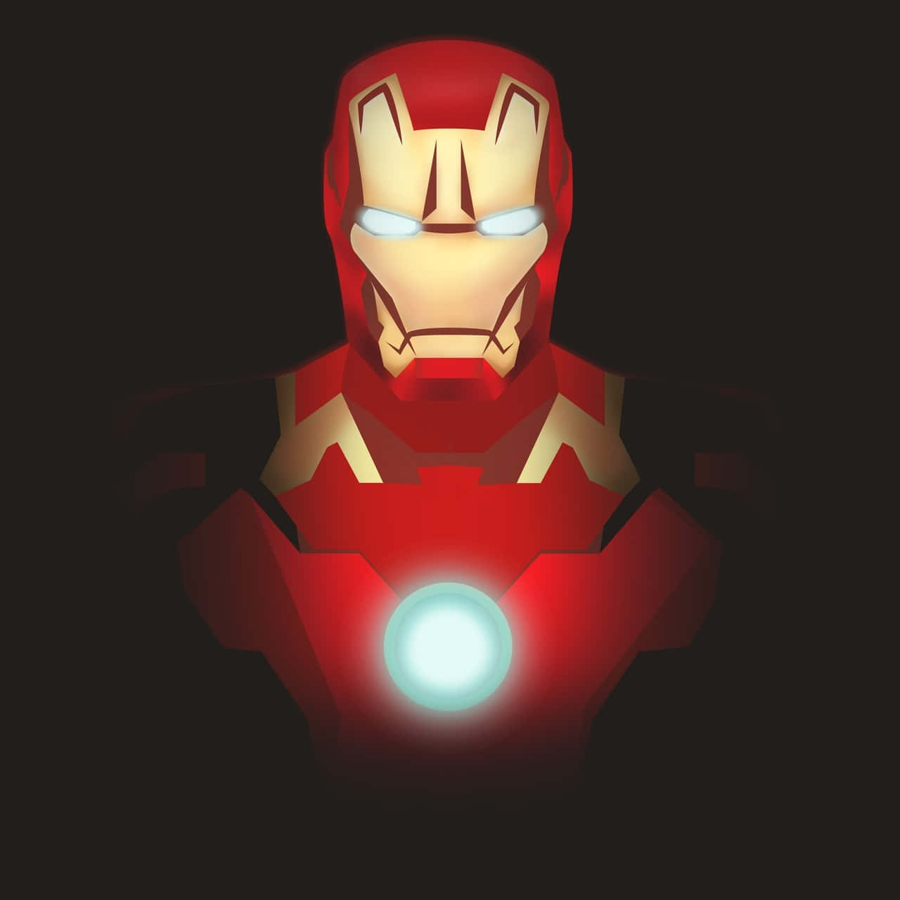 Iron Man Illustration Dark Background