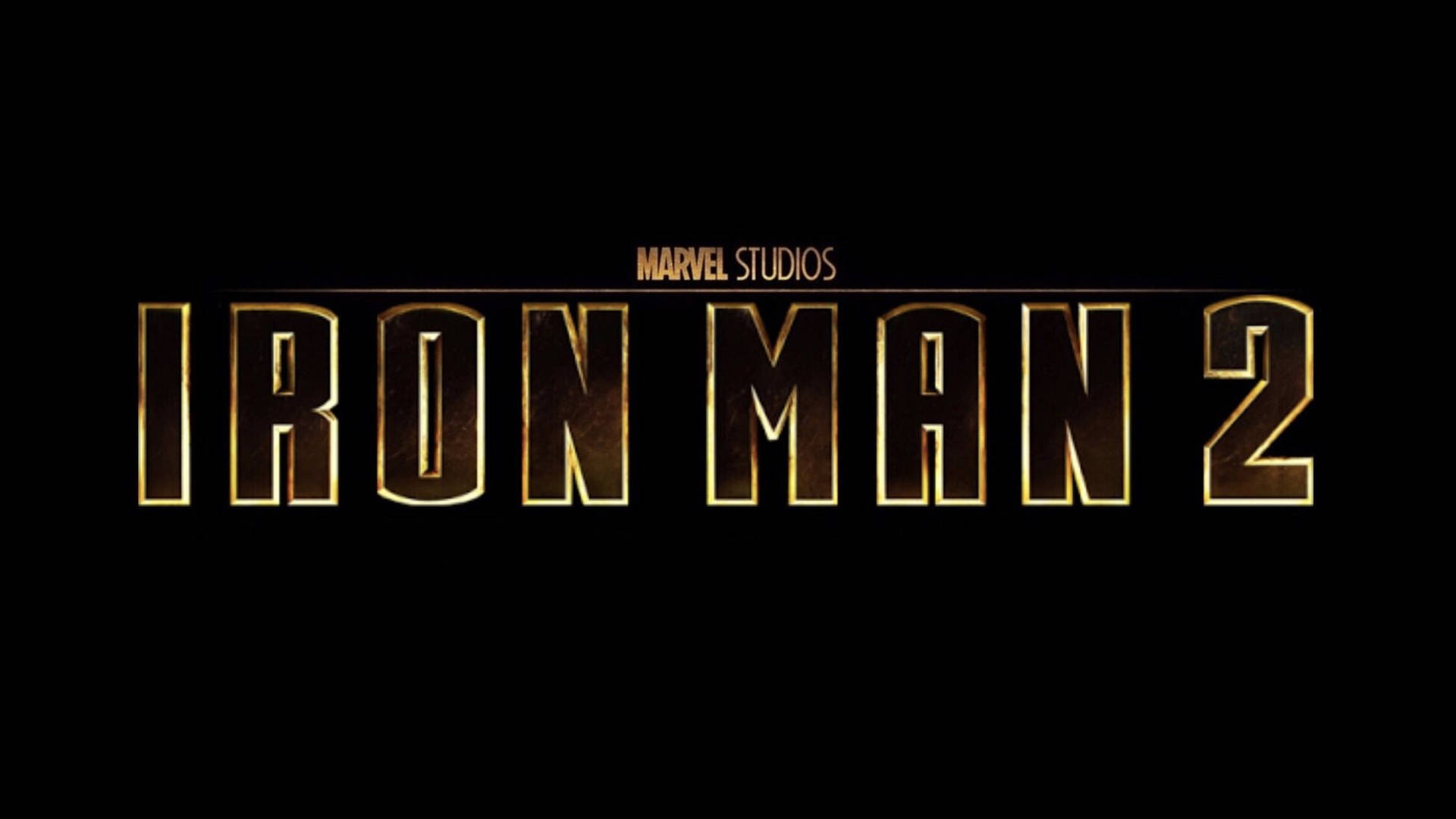 Iron Man Logo Movie Banner Background