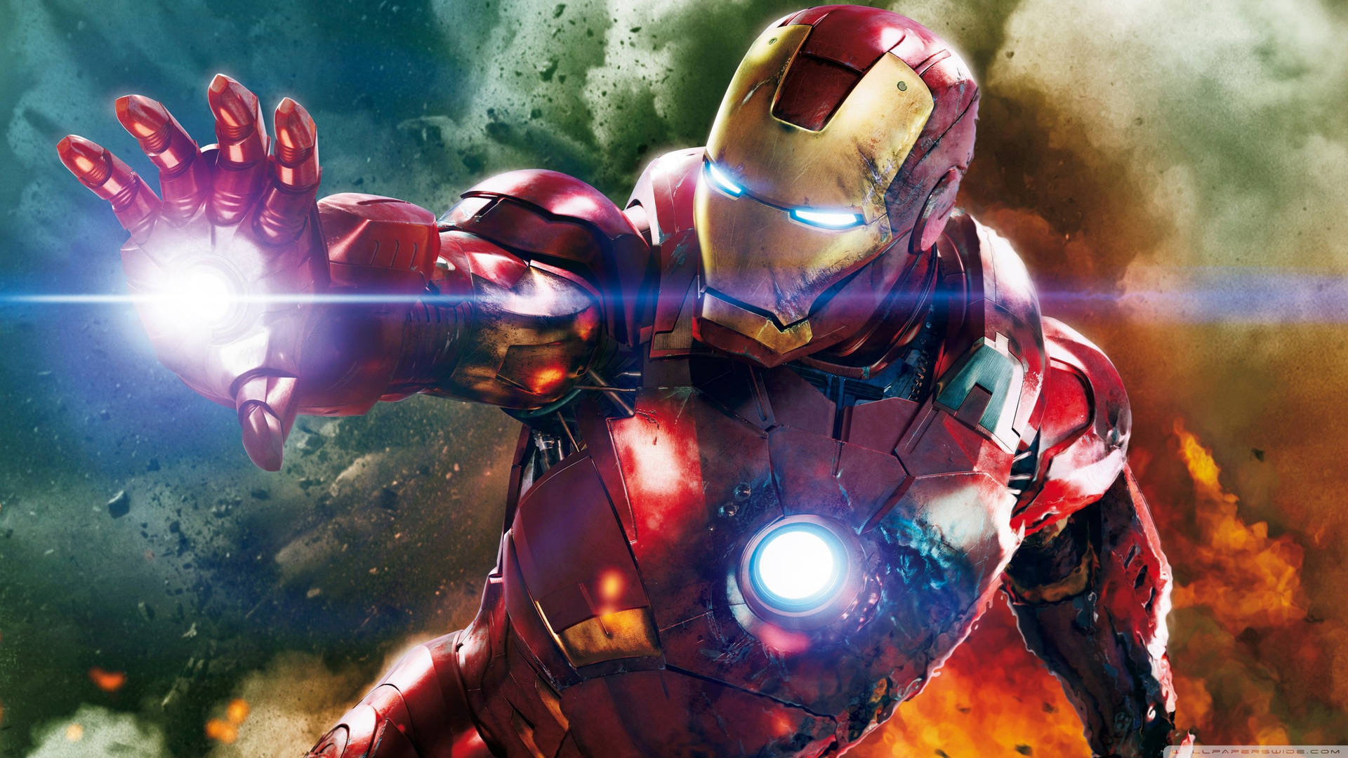 Iron Man Mark 3 Armor Armor - High-tech Superhero Costume Background