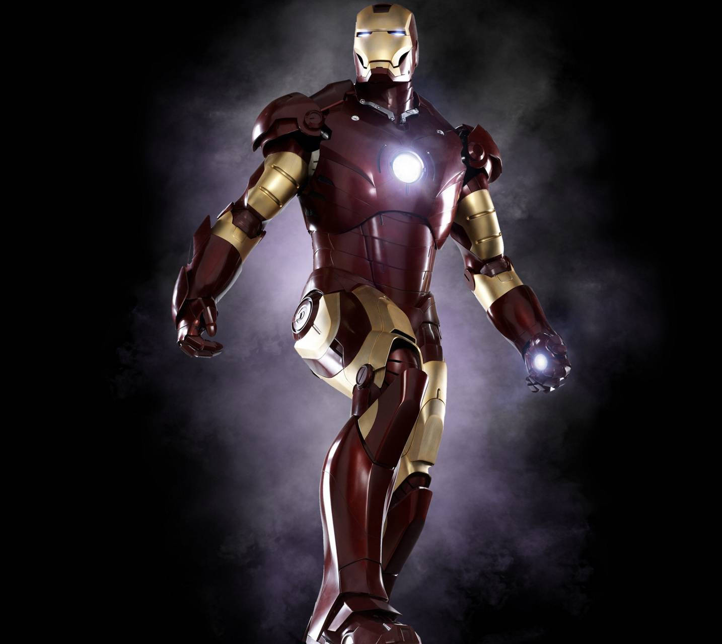 Iron Man Mark 3 Awkward Pose Background