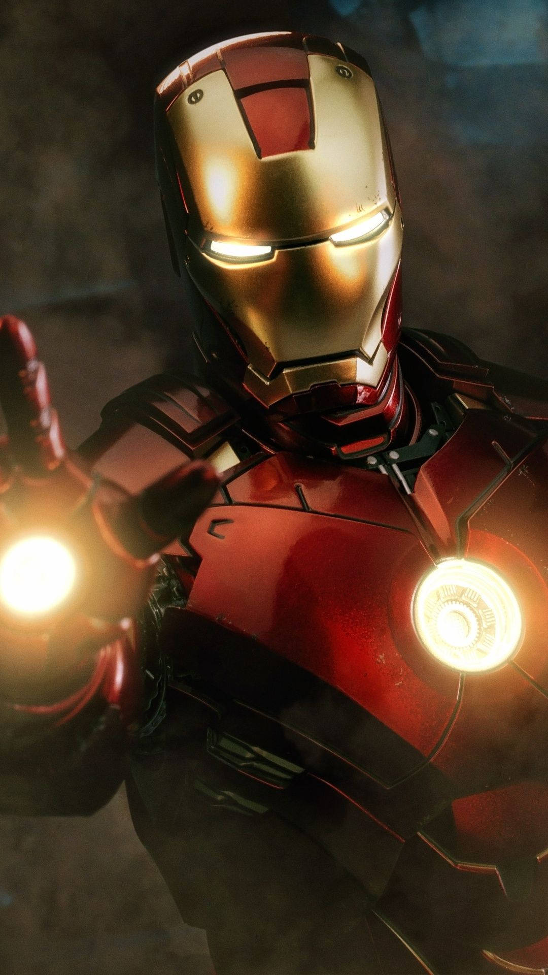 Iron Man Mark 3 Extending A Hand Background